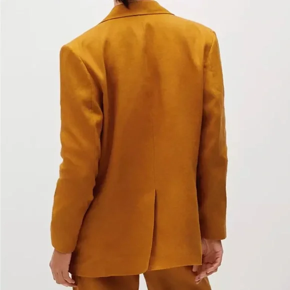 Mango Woman’s Linen Blazer| Rust| like new - Picture 3 of 12
